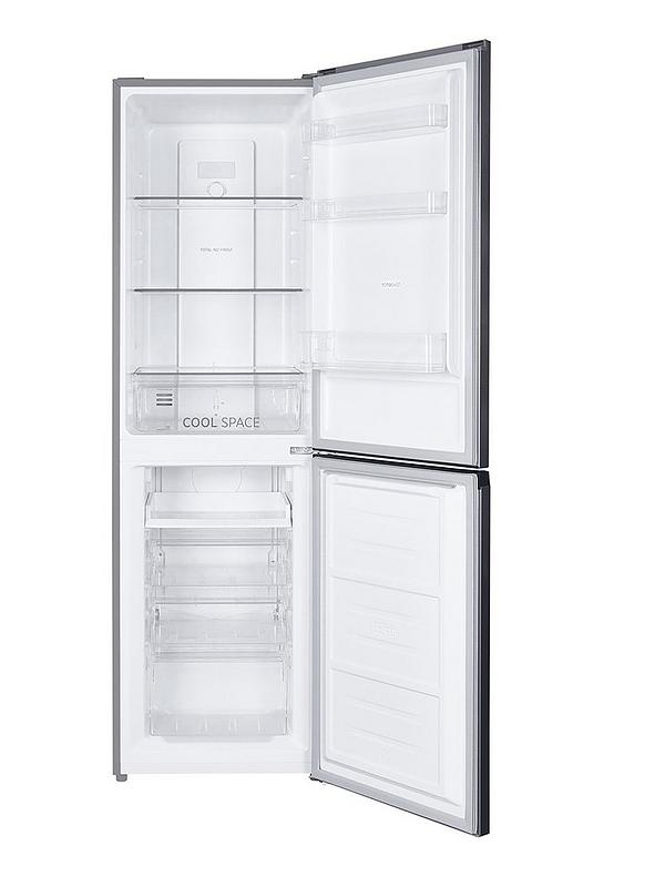 Hoover HOCH1T518EXK 60/40 Total No Frost Fridge Freezer, F Rated - Silver - Image 3
